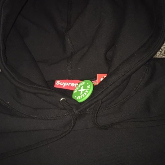 Supreme black box logo hoodie